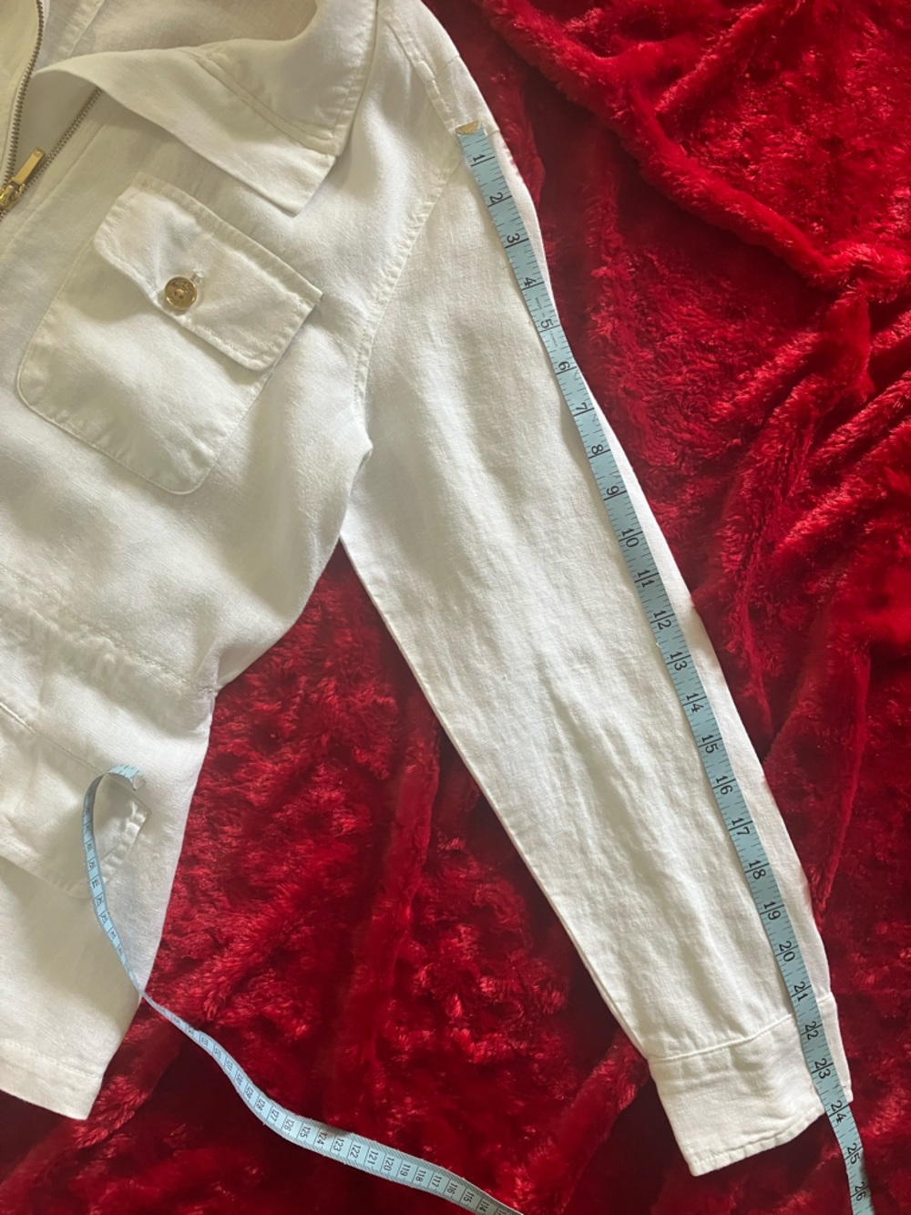 Chaps Linen Jacket - Picture 13 of 15